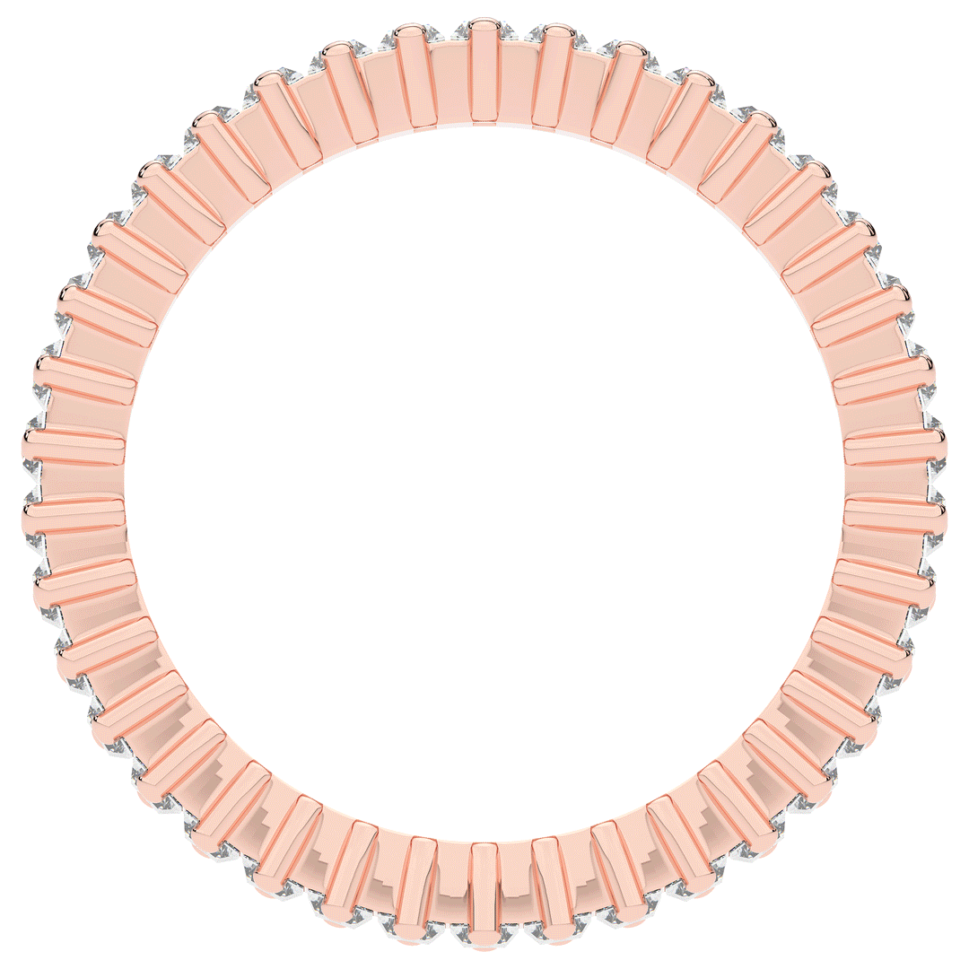 1.50CT.TW BAGUETTE LAB DIAMOND ETERNITY WEDDING BAND - Nazarelle