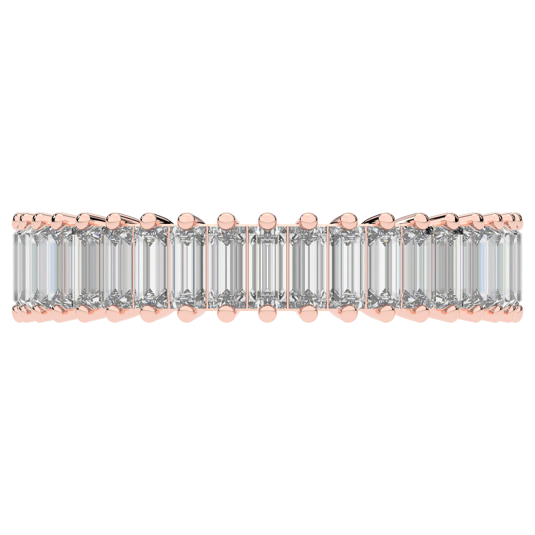 1.50CT.TW BAGUETTE LAB DIAMOND ETERNITY WEDDING BAND - Nazarelle
