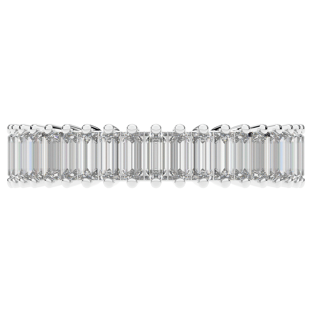 1.50CT.TW BAGUETTE LAB DIAMOND ETERNITY WEDDING BAND - Nazarelle