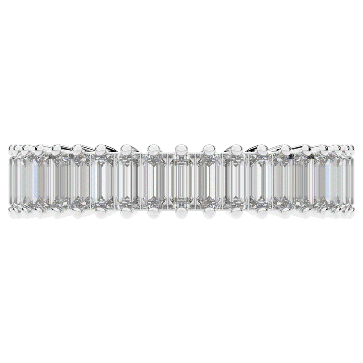 1.50CT.TW BAGUETTE LAB DIAMOND ETERNITY WEDDING BAND - Nazarelle