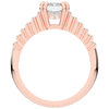 2.60CT.TW EMERALD CUT LAB DIAMOND ENGAGEMENT RING - Nazarelle