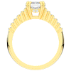 2.60CT.TW EMERALD CUT LAB DIAMOND ENGAGEMENT RING - Nazarelle