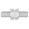 2.60CT.TW EMERALD CUT LAB DIAMOND ENGAGEMENT RING - Nazarelle