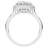 4.40CT.TW OVAL LAB DIAMOND HALO ENGAGEMENT RING - Nazarelle