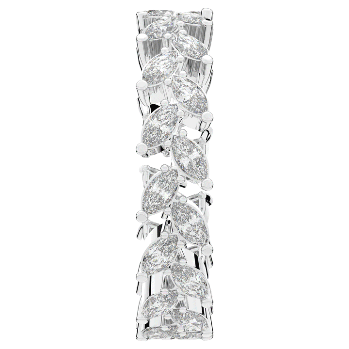 1.30CT.TW MARQUISE LAB DIAMOND ETERNITY WEDDING BAND - Nazarelle