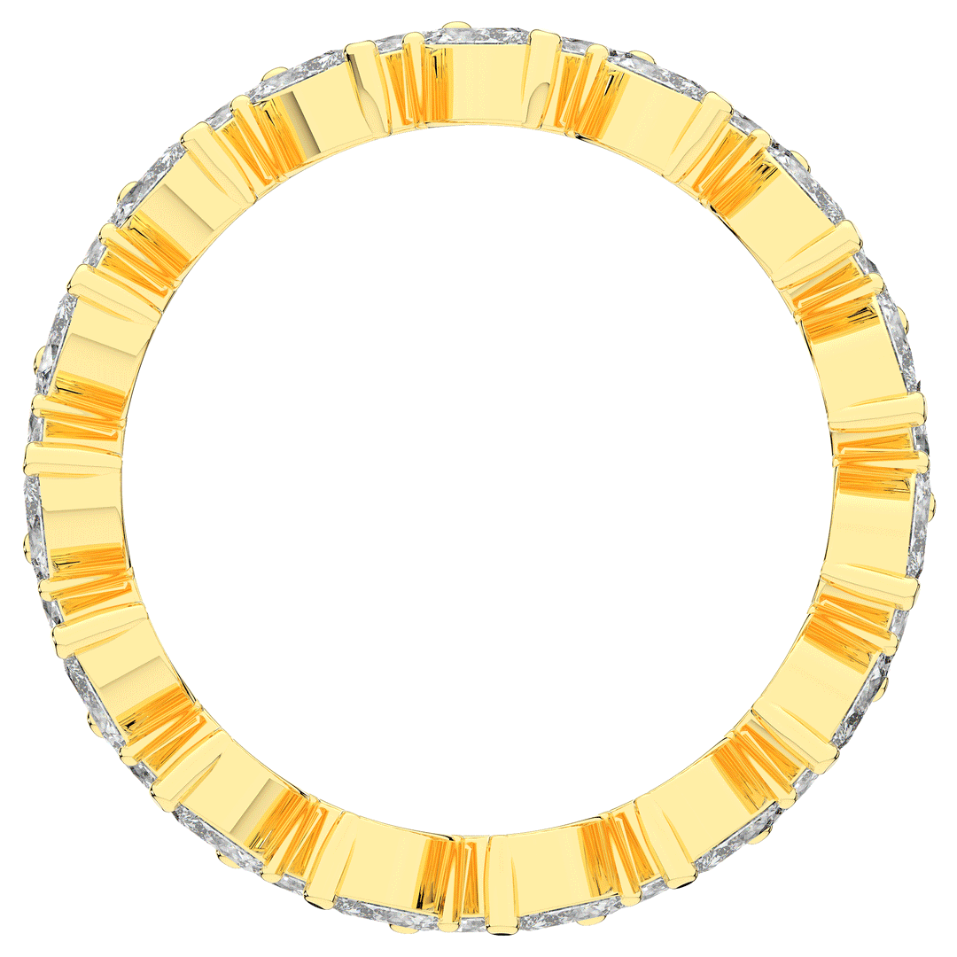 1.30CT.TW MARQUISE LAB DIAMOND ETERNITY WEDDING BAND - Nazarelle