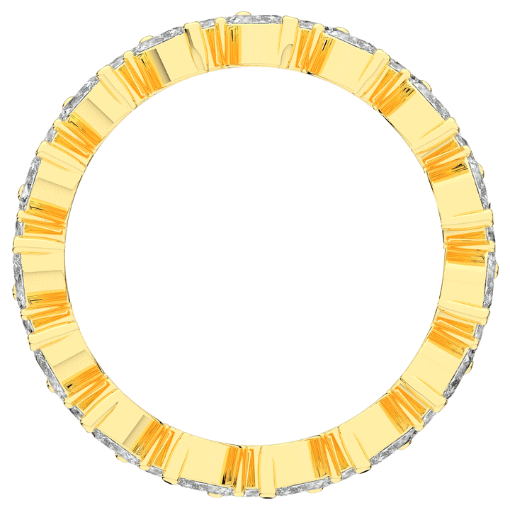 1.30CT.TW MARQUISE LAB DIAMOND ETERNITY WEDDING BAND - Nazarelle