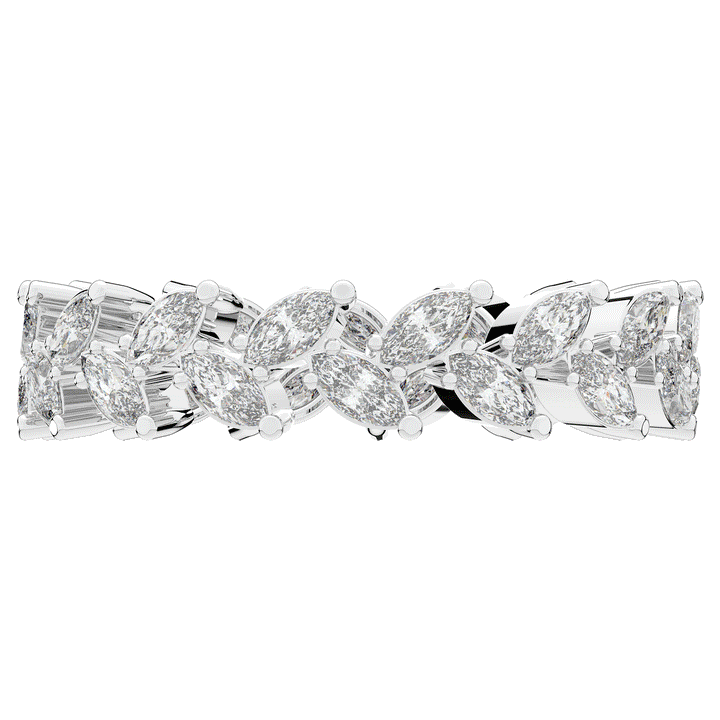 1.30CT.TW MARQUISE LAB DIAMOND ETERNITY WEDDING BAND - Nazarelle