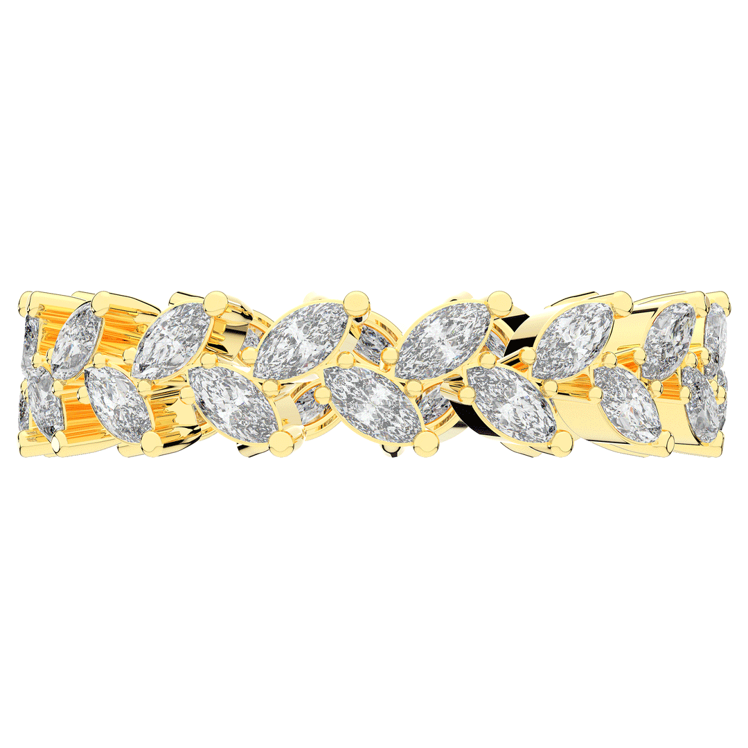 1.30CT.TW MARQUISE LAB DIAMOND ETERNITY WEDDING BAND - Nazarelle