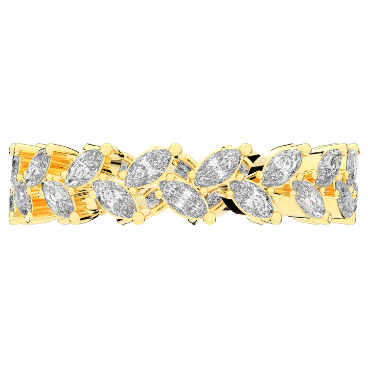 1.30CT.TW MARQUISE LAB DIAMOND ETERNITY WEDDING BAND - Nazarelle