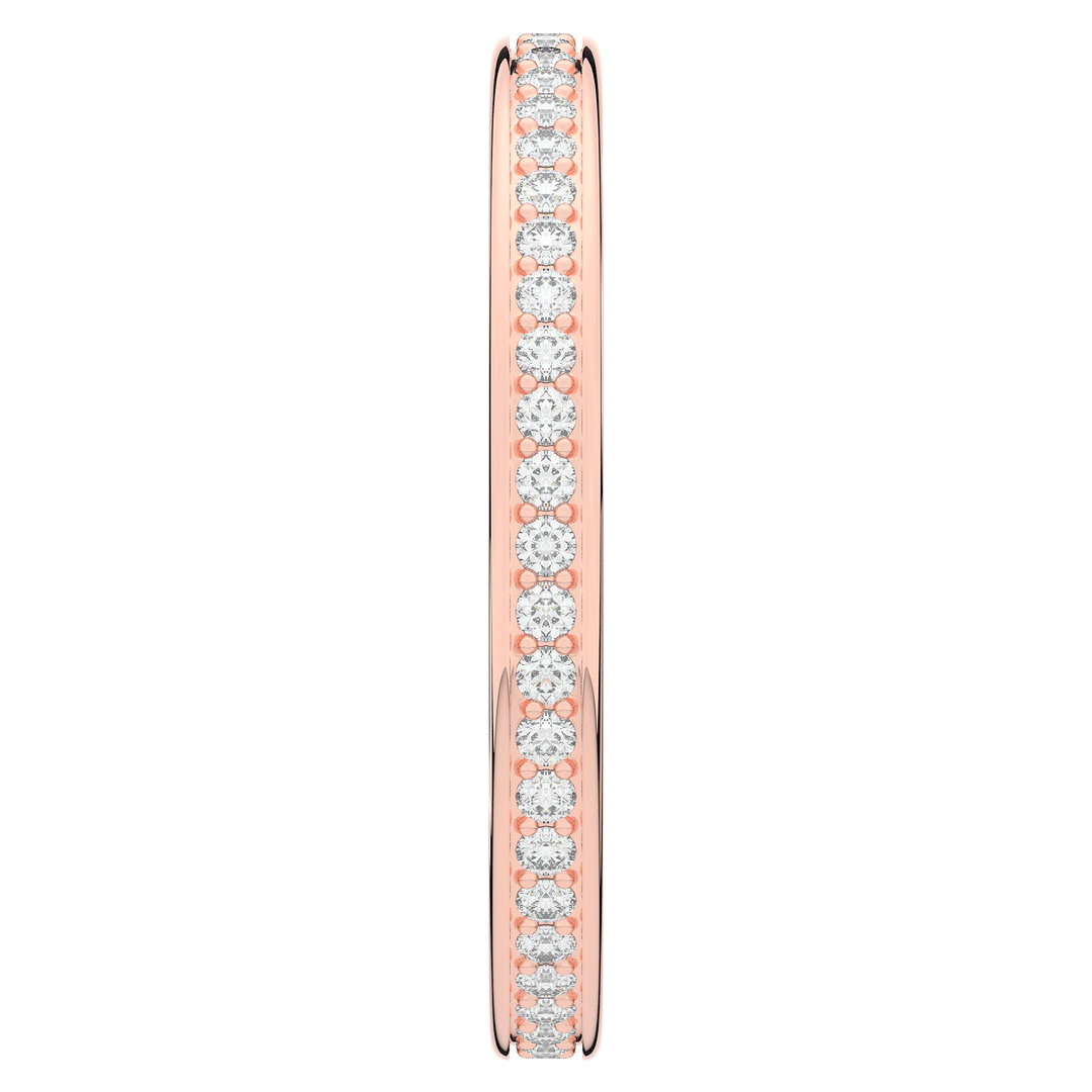 0.60CT.TW ROUND LAB DIAMOND ETERNITY WEDDING BAND - Nazarelle