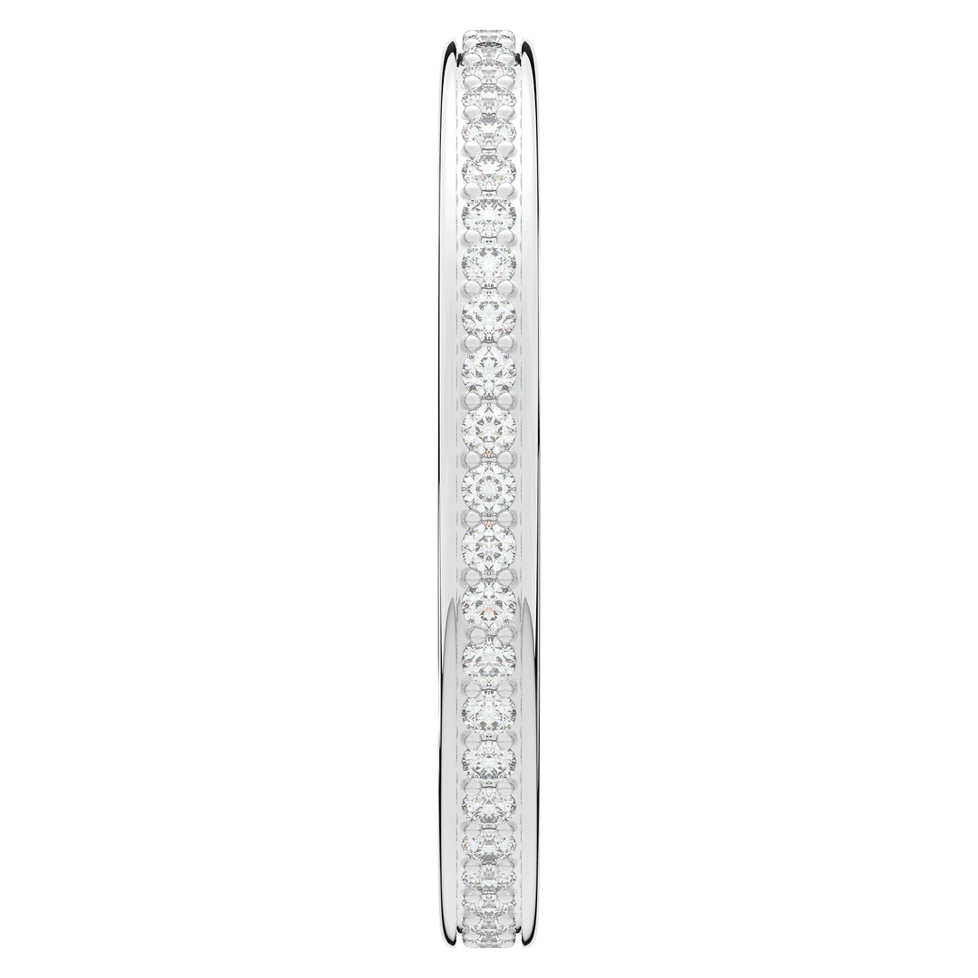 0.60CT.TW ROUND LAB DIAMOND ETERNITY WEDDING BAND - Nazarelle
