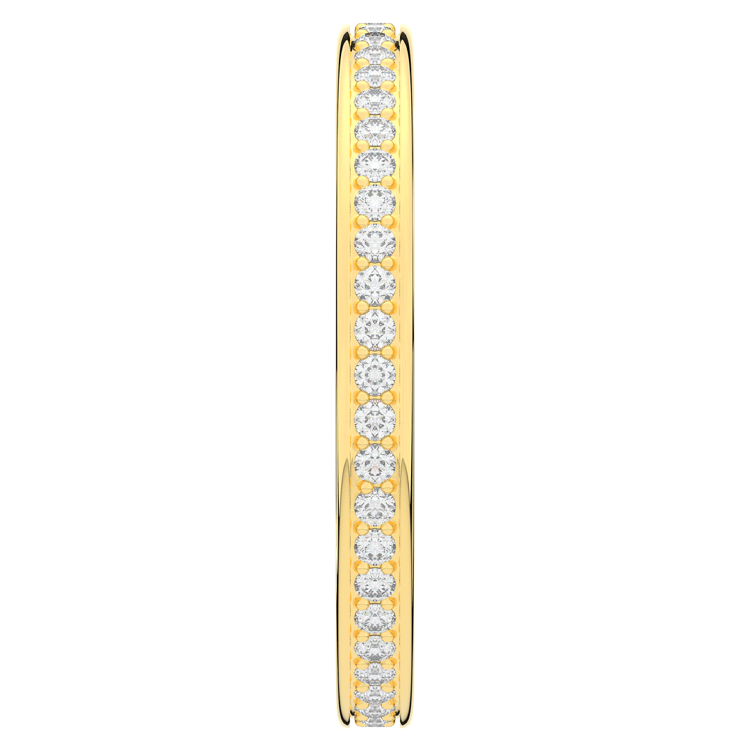 0.60CT.TW ROUND LAB DIAMOND ETERNITY WEDDING BAND - Nazarelle