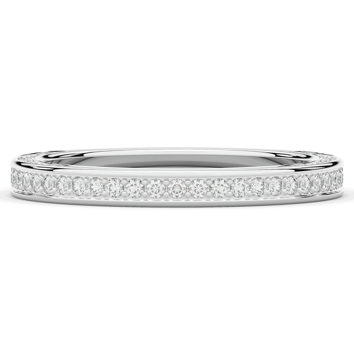 0.60CT.TW ROUND LAB DIAMOND ETERNITY WEDDING BAND - Nazarelle