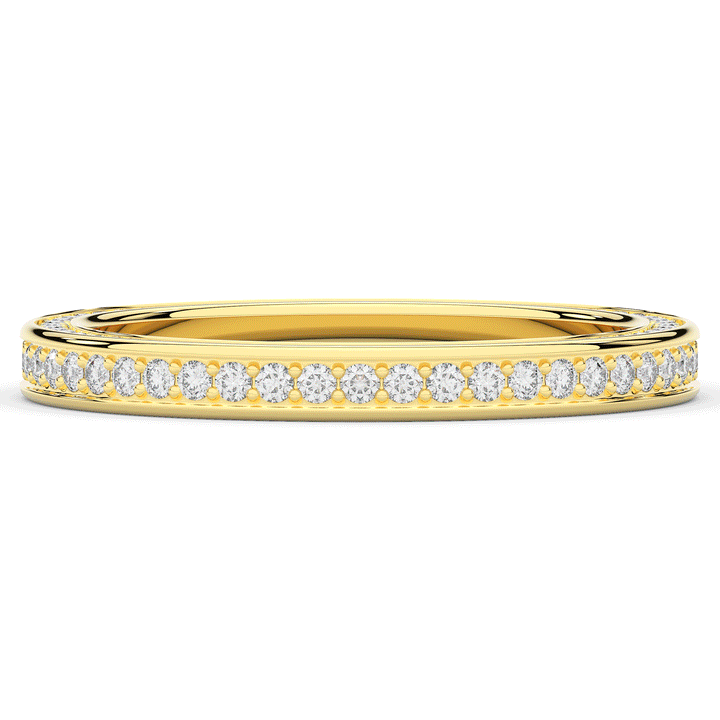 0.60CT.TW ROUND LAB DIAMOND ETERNITY WEDDING BAND - Nazarelle