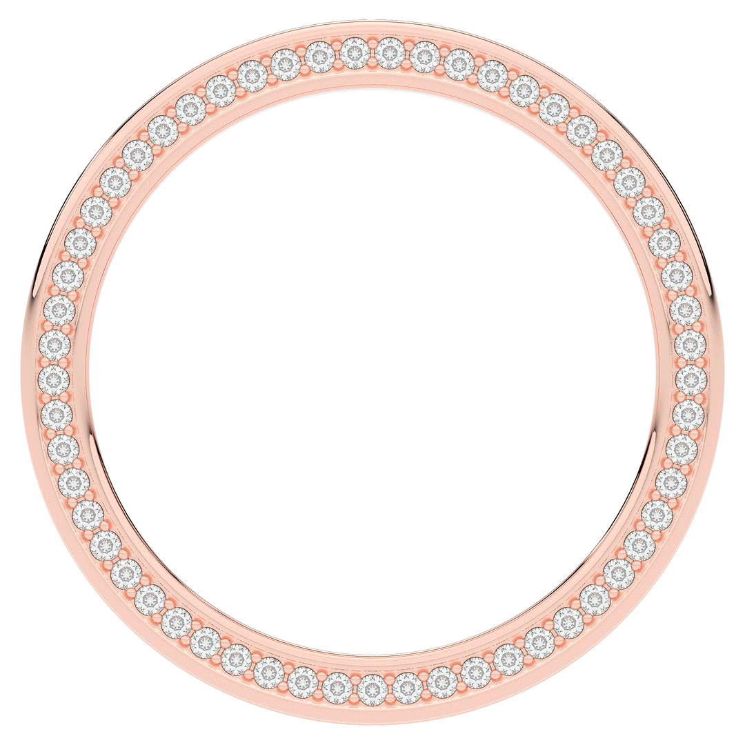 0.60CT.TW ROUND LAB DIAMOND ETERNITY WEDDING BAND - Nazarelle