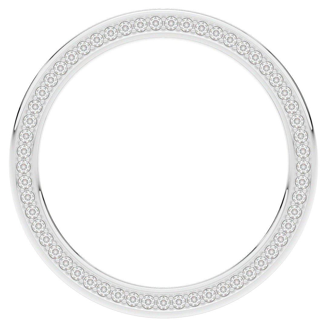 0.60CT.TW ROUND LAB DIAMOND ETERNITY WEDDING BAND - Nazarelle