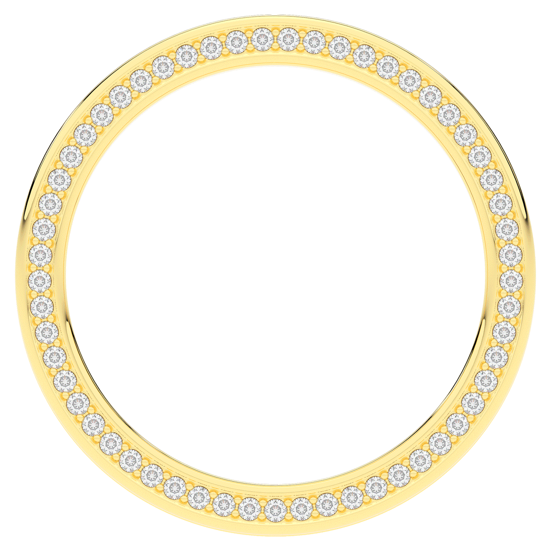 0.60CT.TW ROUND LAB DIAMOND ETERNITY WEDDING BAND - Nazarelle