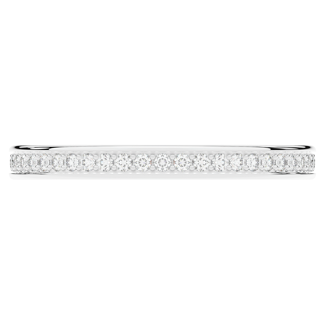 0.60CT.TW ROUND LAB DIAMOND ETERNITY WEDDING BAND - Nazarelle