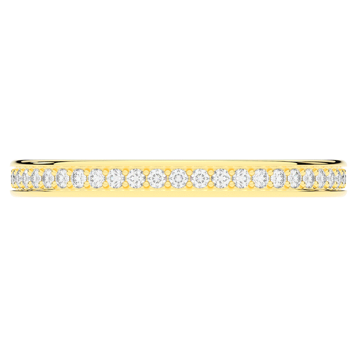 0.60CT.TW ROUND LAB DIAMOND ETERNITY WEDDING BAND - Nazarelle