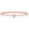 1.65CT.TW HEART AND ROUND LAB DIAMOND  BANGLE - Nazarelle