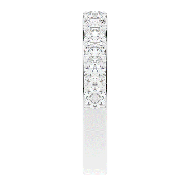 1.00CT.TW ROUND LAB DIAMOND WEDDING BAND - Nazarelle