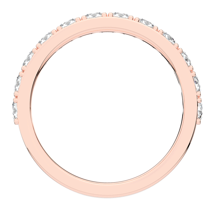 1.00CT.TW ROUND LAB DIAMOND WEDDING BAND - Nazarelle