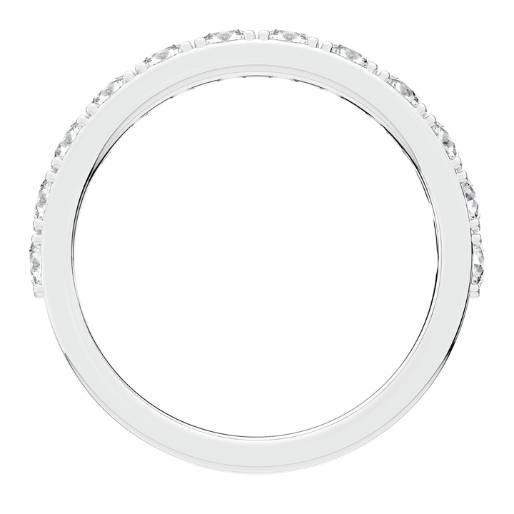 1.00CT.TW ROUND LAB DIAMOND WEDDING BAND - Nazarelle