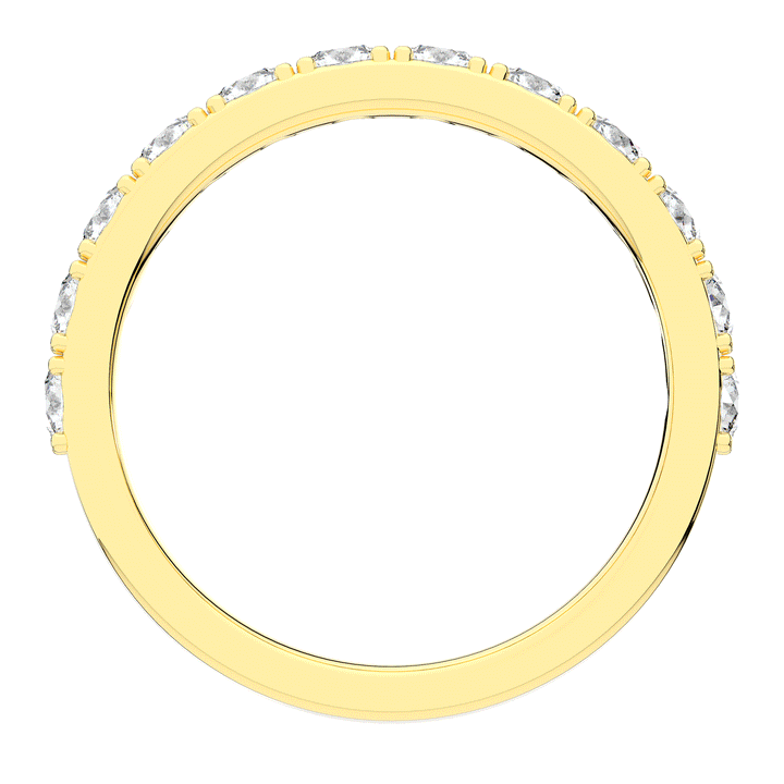 1.00CT.TW ROUND LAB DIAMOND WEDDING BAND - Nazarelle