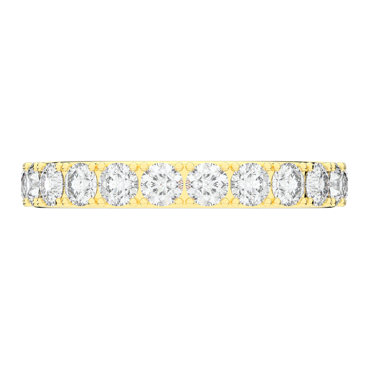 1.00CT.TW ROUND LAB DIAMOND WEDDING BAND - Nazarelle