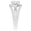 3.30CT.TW ROUND LAB DIAMOND ENGAGEMENT RING - Nazarelle