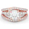 3.30CT.TW ROUND LAB DIAMOND ENGAGEMENT RING - Nazarelle