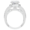 3.30CT.TW ROUND LAB DIAMOND ENGAGEMENT RING - Nazarelle