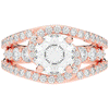 3.30CT.TW ROUND LAB DIAMOND ENGAGEMENT RING - Nazarelle
