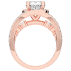 3.30CT.TW CUSHION LAB DIAMOND ENGAGEMENT RING - Nazarelle