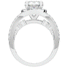 3.30CT.TW CUSHION LAB DIAMOND ENGAGEMENT RING - Nazarelle