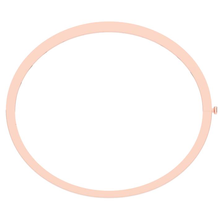 0.50CT.TW ROUND LAB DIAMOND BEZEL SET BANGLE - Nazarelle