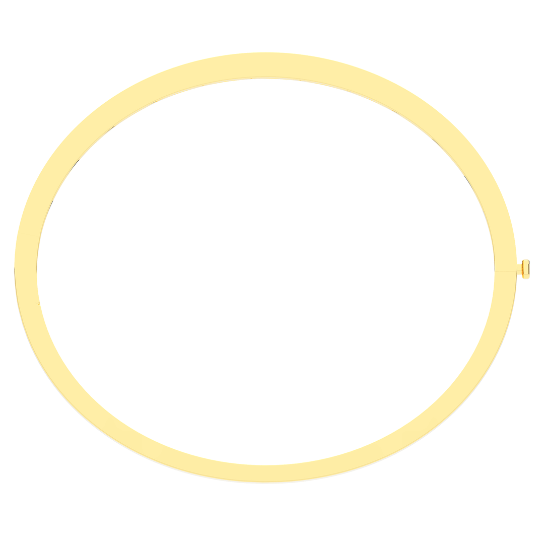 0.50CT.TW ROUND LAB DIAMOND BEZEL SET BANGLE - Nazarelle