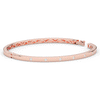 0.15CT.TW ROUND LAB BEZEL SET DIAMOND BANGLE - Nazarelle