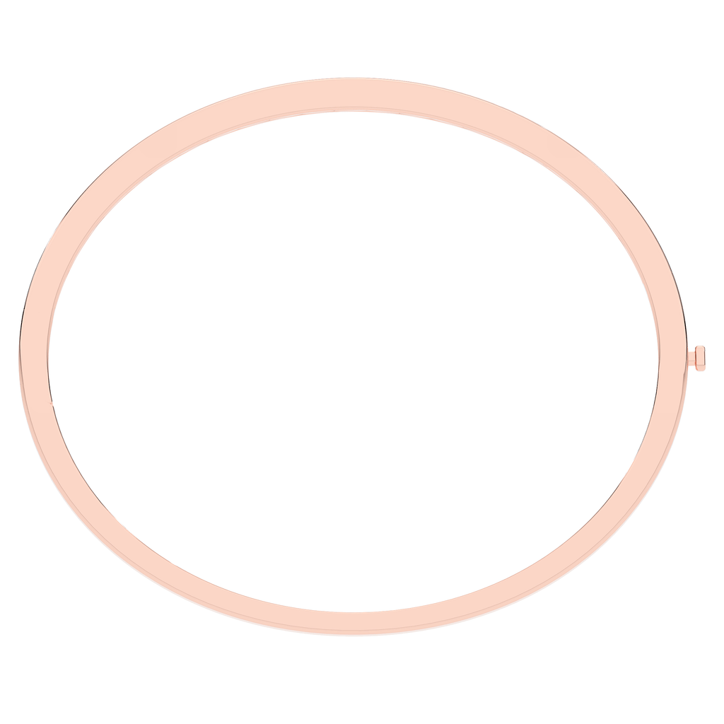 0.15CT.TW ROUND LAB BEZEL SET DIAMOND BANGLE - Nazarelle