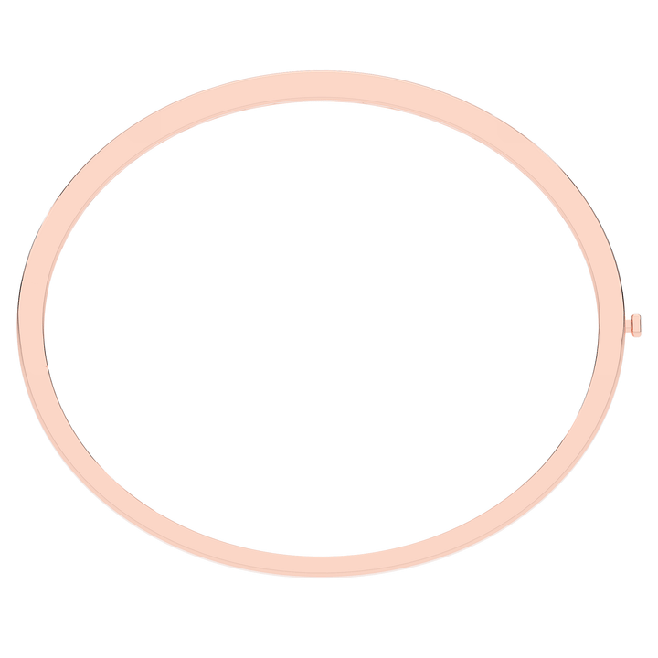 0.15CT.TW ROUND LAB BEZEL SET DIAMOND BANGLE - Nazarelle