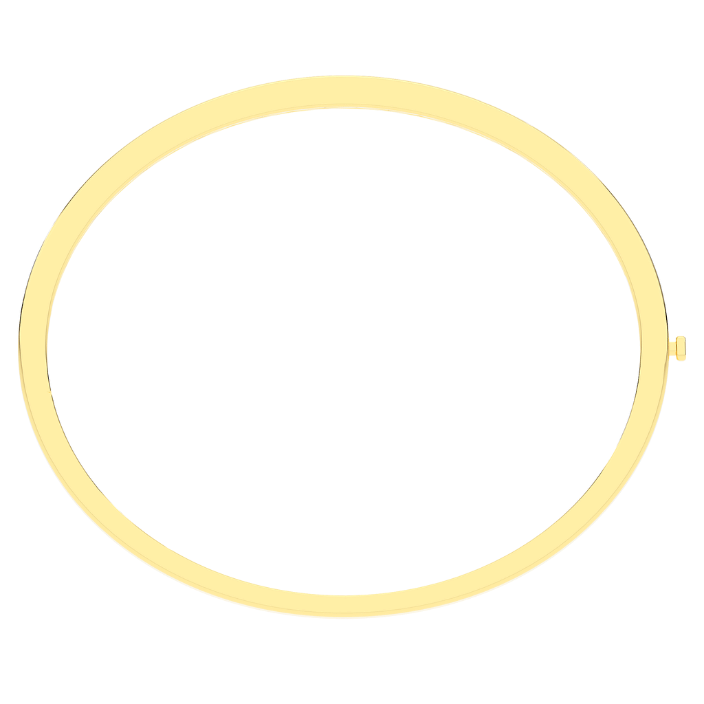 0.15CT.TW ROUND LAB BEZEL SET DIAMOND BANGLE - Nazarelle