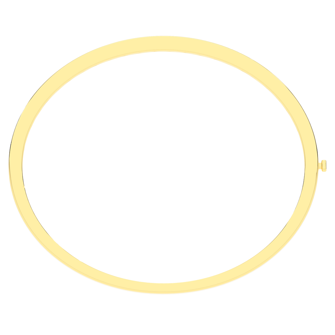 0.15CT.TW ROUND LAB BEZEL SET DIAMOND BANGLE - Nazarelle