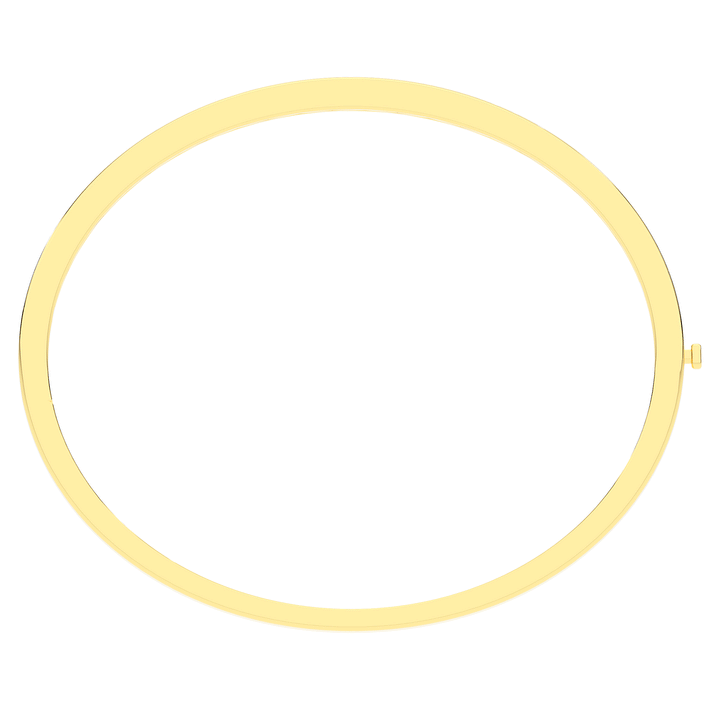 0.15CT.TW ROUND LAB BEZEL SET DIAMOND BANGLE - Nazarelle