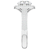 2.45CT.TW ROUND LAB DIAMOND HALO ENGAGEMENT RING - Nazarelle