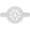 2.45CT.TW ROUND LAB DIAMOND HALO ENGAGEMENT RING - Nazarelle