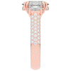3.70CT.TW OVAL LAB DIAMOND 3 STONE ENGAGEMENT RING - Nazarelle