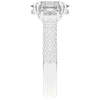 3.70CT.TW OVAL LAB DIAMOND 3 STONE ENGAGEMENT RING - Nazarelle