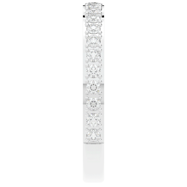 0.35CT.TW ROUND LAB DIAMOND WEDDING BAND - Nazarelle