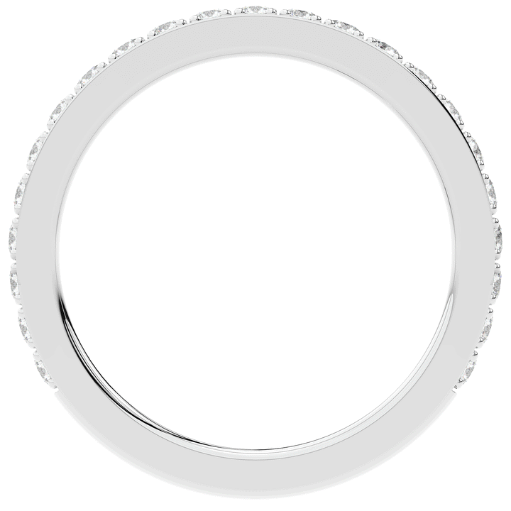 0.35CT.TW ROUND LAB DIAMOND WEDDING BAND - Nazarelle